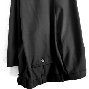 HAGGAR Premium Mens Dress Pants Black Sz 40 x 32 Comfort CLASSIC FIT